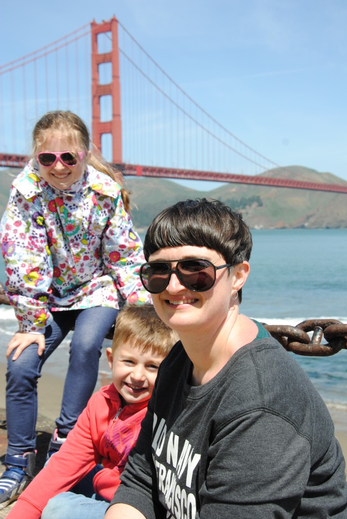 Familien ved Golden Gate