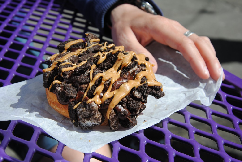 Old Dirty Bastard. Vi snakker en doughnut med Oreos og peanutbutter ovenpå. Ikke dårligt