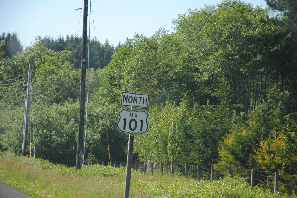 Vi har fulgt Highway 101 stort set hele dagen